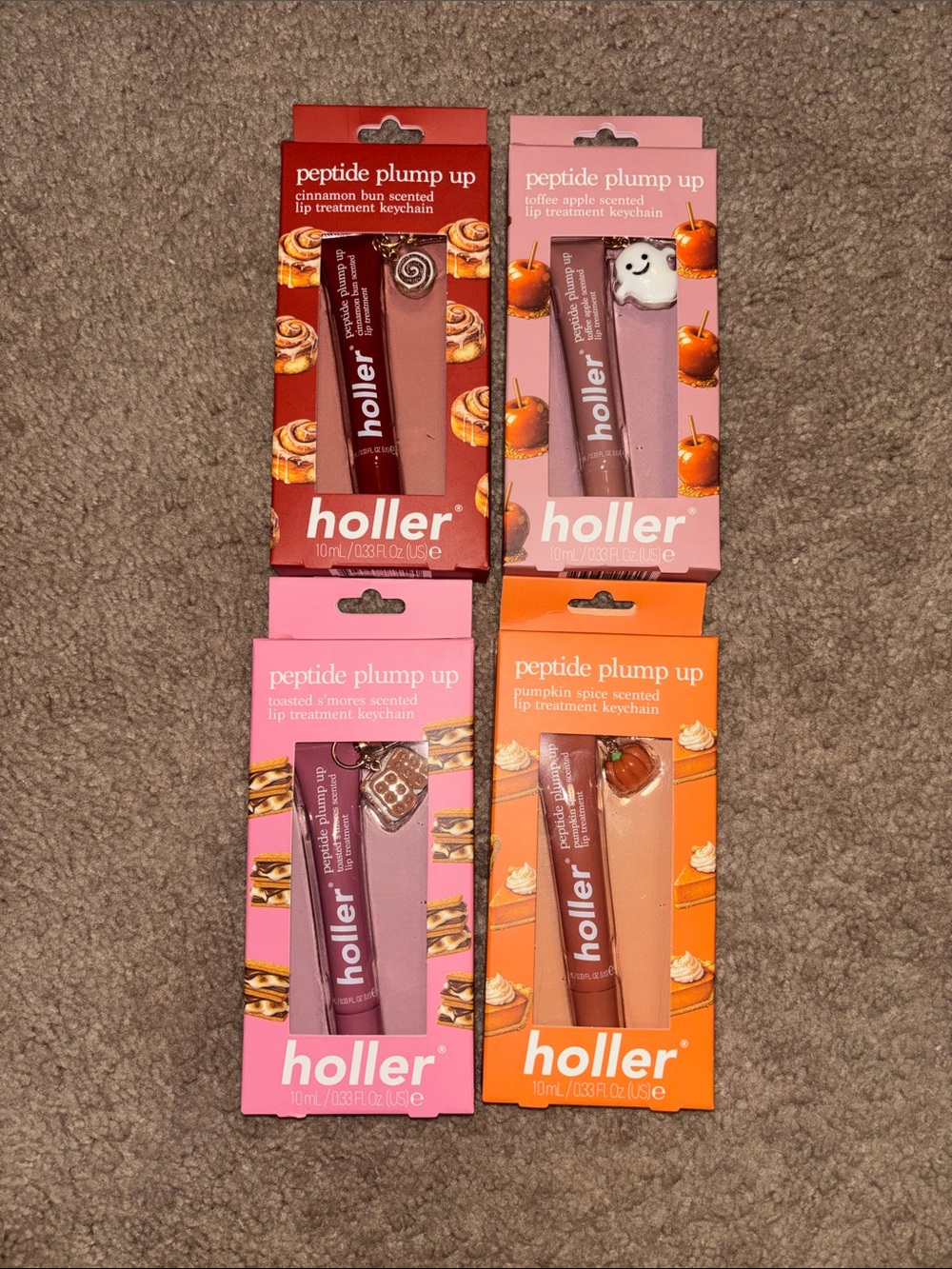NWT holler Peptide Plump Up Lip Treatment with charm - Fall Edition